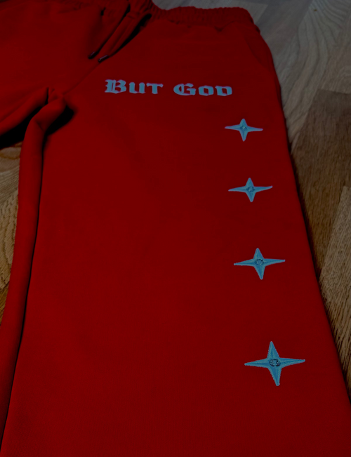 BUT GOD sweatpants